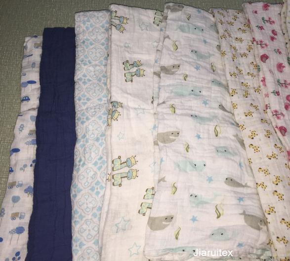 100% COTTON MUSLIN SWADDLE